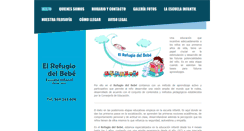 Desktop Screenshot of elrefugiodelbebe.com
