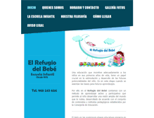 Tablet Screenshot of elrefugiodelbebe.com